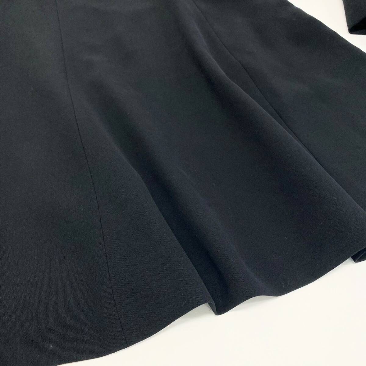 74k4 TOKYO IGIN 東京イギン 大きいサイズ ブラックフォーマル ワンピース ジャケット セットアップ ドレス 17AR ブラック レディースo07t_画像7