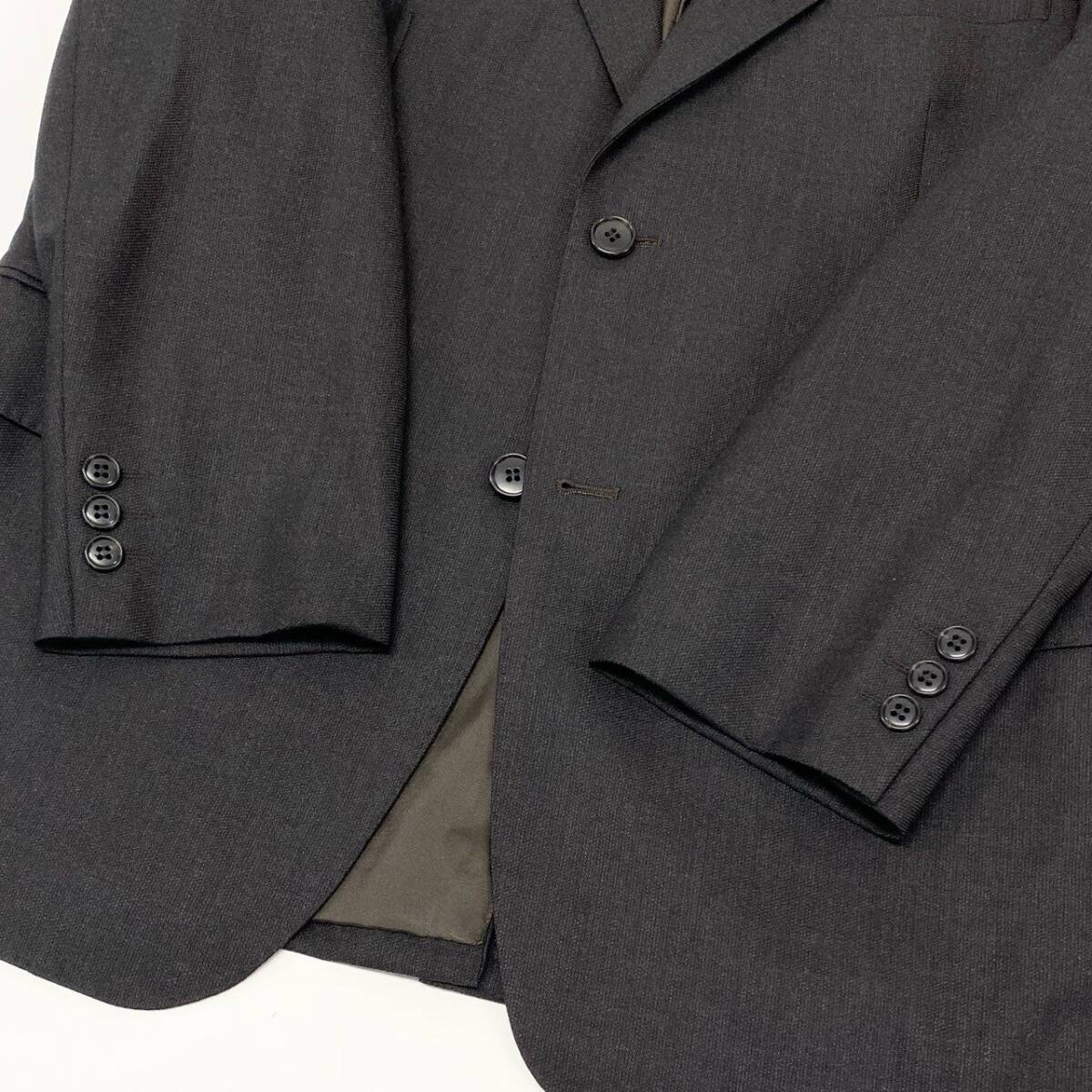 47k5 Ermenegild Zegna エルメネジルドゼニア TRAVELLER スーツセットアップ シングルスーツ フォーマル AB5 ウール100％o07t_画像5