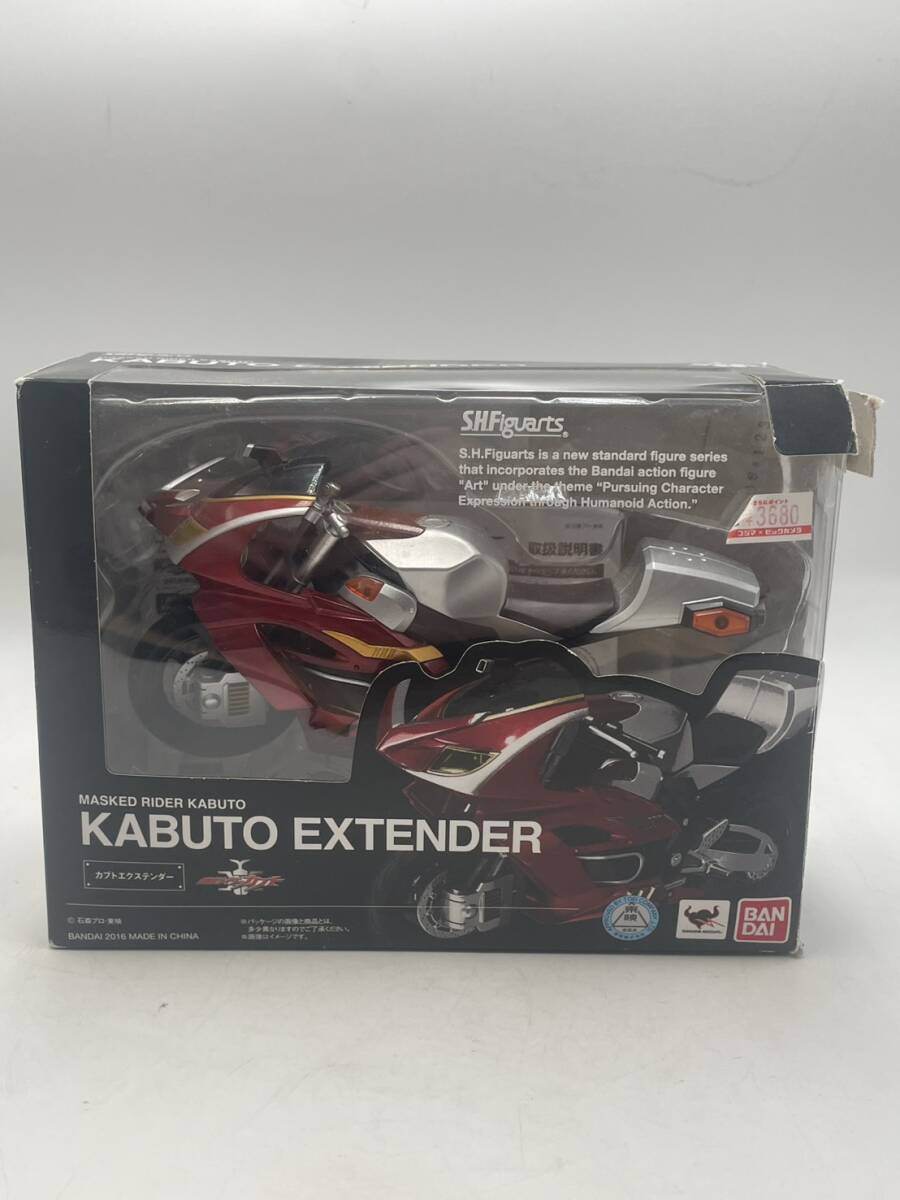 【5858】 仮面ライダー カブト KABUTO EXTENDER SHFIGUARTS フィギュア バイク 現状品_画像1