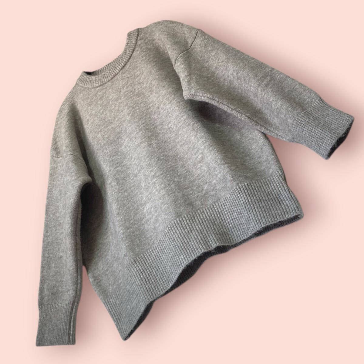 ドゥーラドゥーラ 新品未使用 長袖 ニット セーター グレー アクリル_画像3
