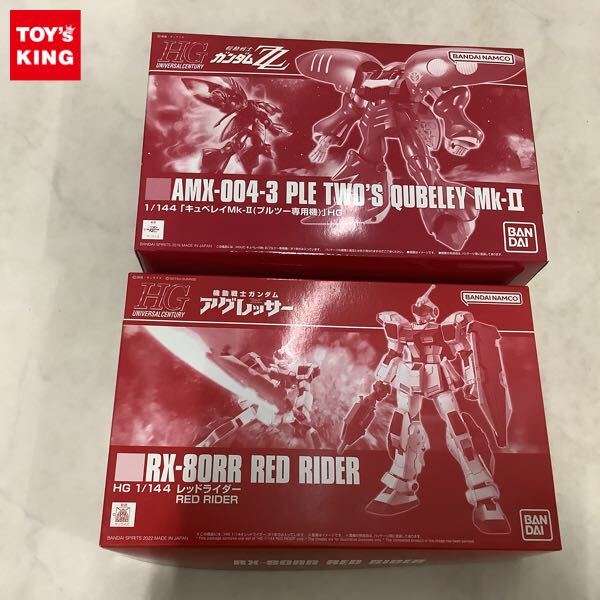 1円〜 HGUC 1/144 キュベレイMk-II（プルツー専用機）、レッドライダー_画像1