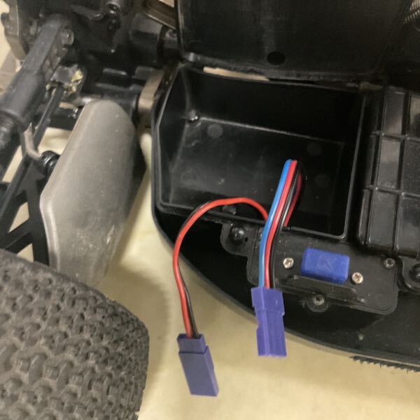 1 иен ~ Junk RC машина с радиоуправлением шасси,O.S.MAX VZ-B V-SecII двигатель, Futaba BLS 352, RX 442DS др. 