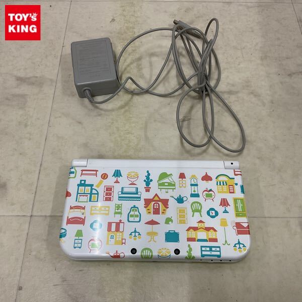 1 иен ~ подтверждение рабочего состояния / первый период . settled без коробки New Nintendo 3DS LL RED-001 Animal Crossing happy Home designer specification AC адаптор 