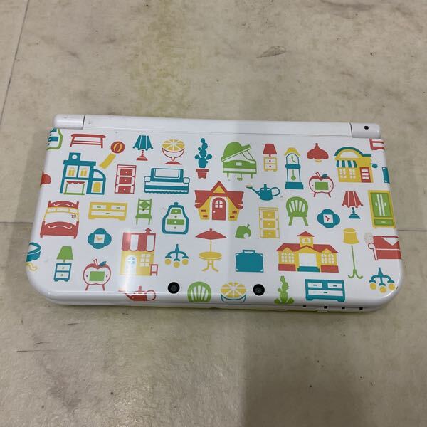 1 иен ~ подтверждение рабочего состояния / первый период . settled без коробки New Nintendo 3DS LL RED-001 Animal Crossing happy Home designer specification AC адаптор 