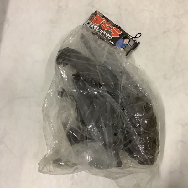 1 иен ~ нераспечатанный Godzilla sake .... прототип сборный первое поколение Godzilla большой размер sofvi фигурка все 2 вид монохромный версия, цвет версия 