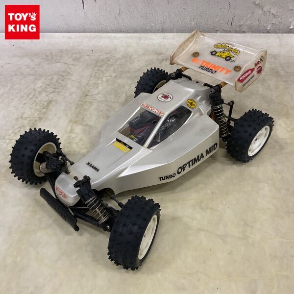 1 иен ~ Junk RC машина с радиоуправлением шасси, корпус, motor, Sanwa SEC-3305RS др. 