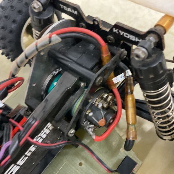 1 иен ~ Junk RC машина с радиоуправлением шасси, корпус, motor, Sanwa SEC-3305RS др. 