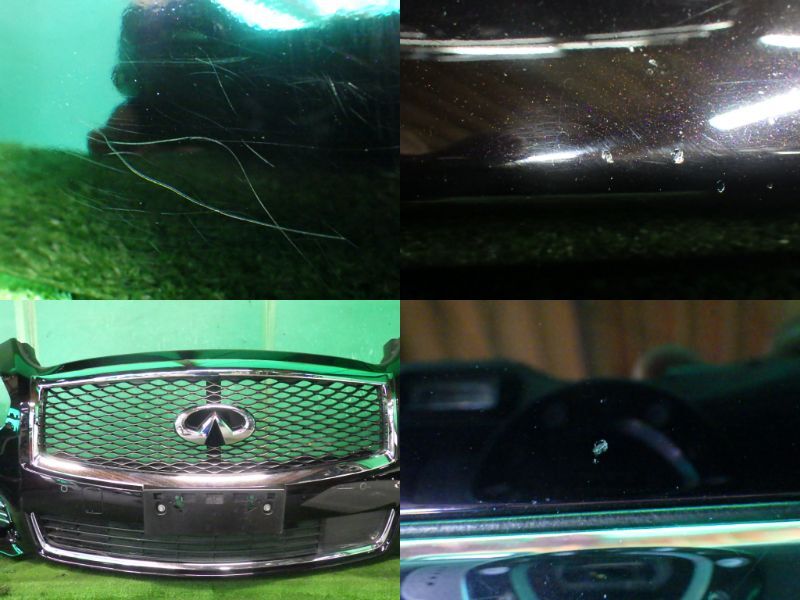 フーガVIP[HY51後期]フロントバンパー GAC黒 カメラ付グリル_画像6