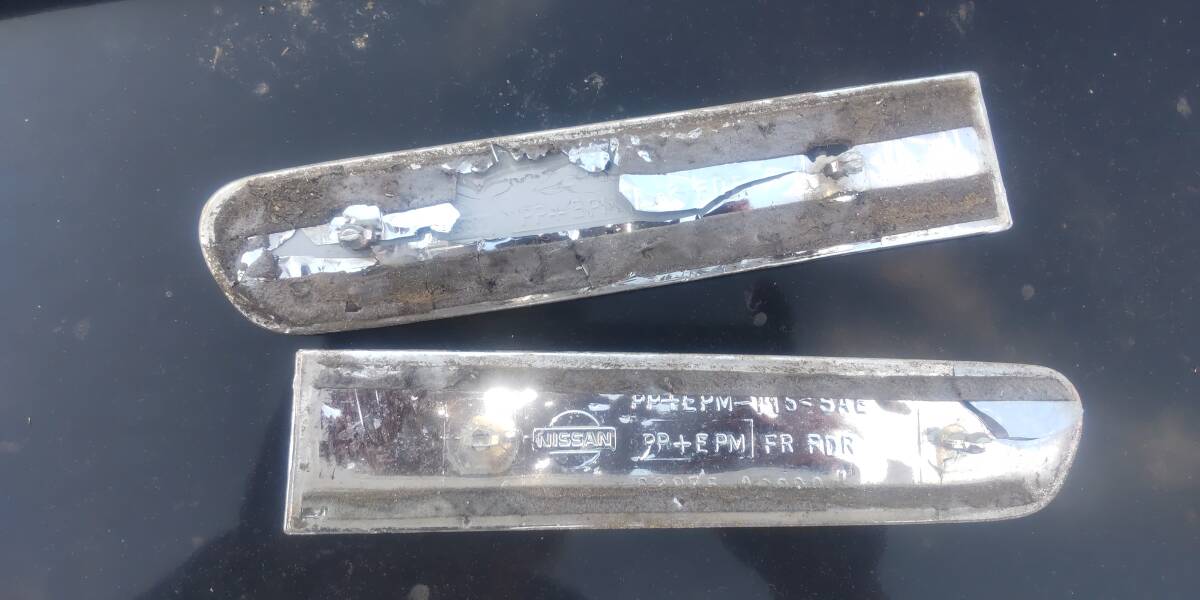 y34 グロリア メッキモール MY34 HY34 純正？_画像6