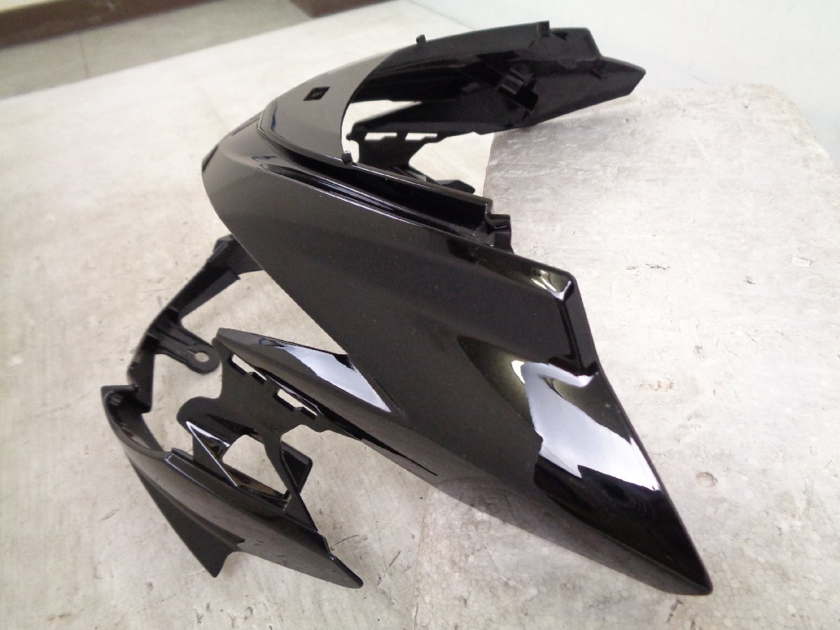 GSR750 GR7NA スズキ 純正 ノーマル アッパーカウル フロントカウル グラススパークルブラック 良品【H026】_画像4