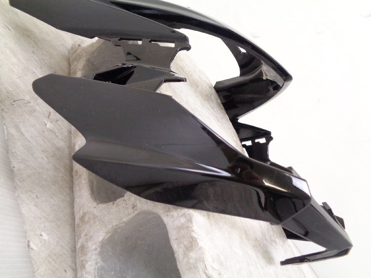 GSR750 GR7NA スズキ 純正 ノーマル アッパーカウル フロントカウル グラススパークルブラック 良品【H026】_画像9