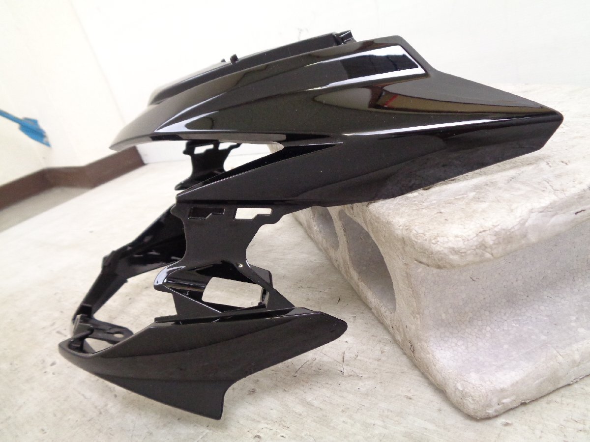 GSR750 GR7NA スズキ 純正 ノーマル アッパーカウル フロントカウル グラススパークルブラック 良品【H026】_画像3