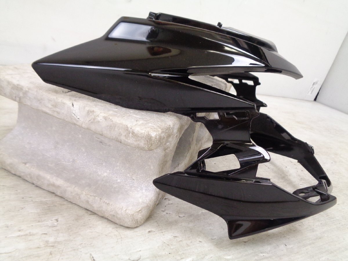 GSR750 GR7NA スズキ 純正 ノーマル アッパーカウル フロントカウル グラススパークルブラック 良品【H026】_画像6