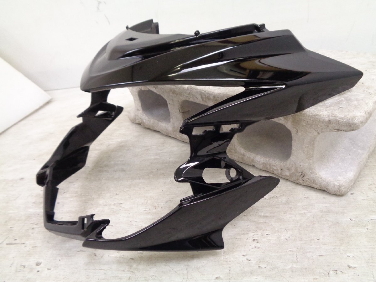 GSR750 GR7NA スズキ 純正 ノーマル アッパーカウル フロントカウル グラススパークルブラック 良品【H026】_画像1