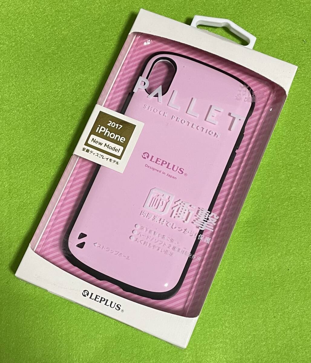 iPhoneX対衝撃ケースピンクPALLET_画像2