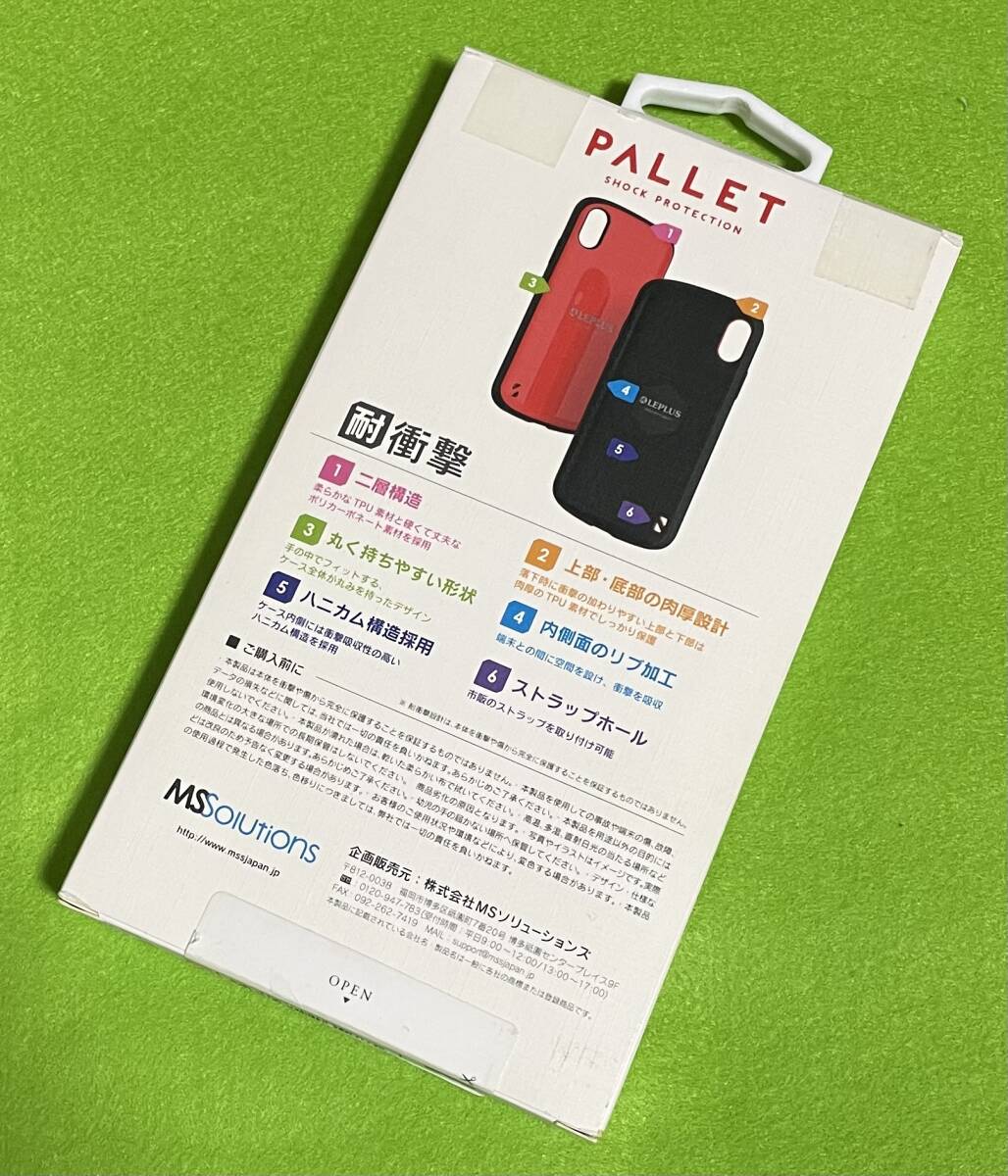 iPhoneX対衝撃ケースピンクPALLET_画像3