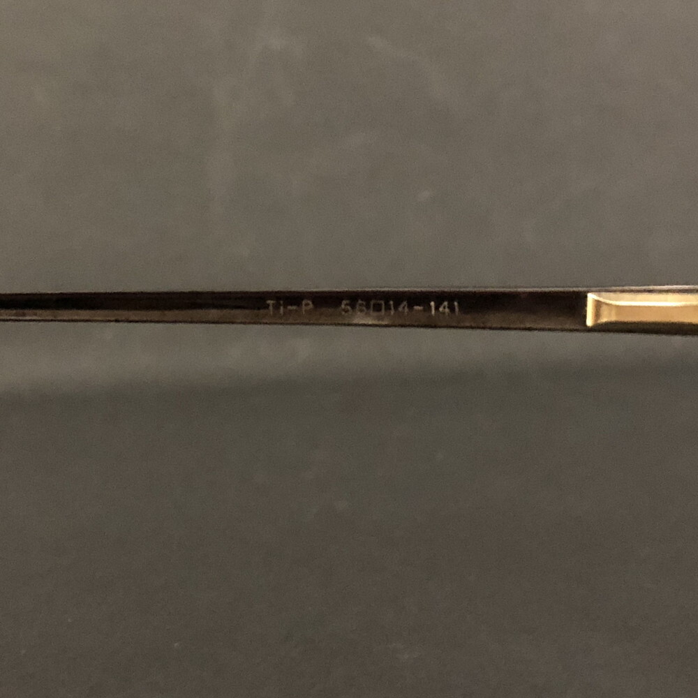 1円 Burberrys バーバリー ロゴ 359S チタン製 ダブルフリッジ 眼鏡 メガネ 度入り アイウェア　ブラウン　/ZX2267_画像7