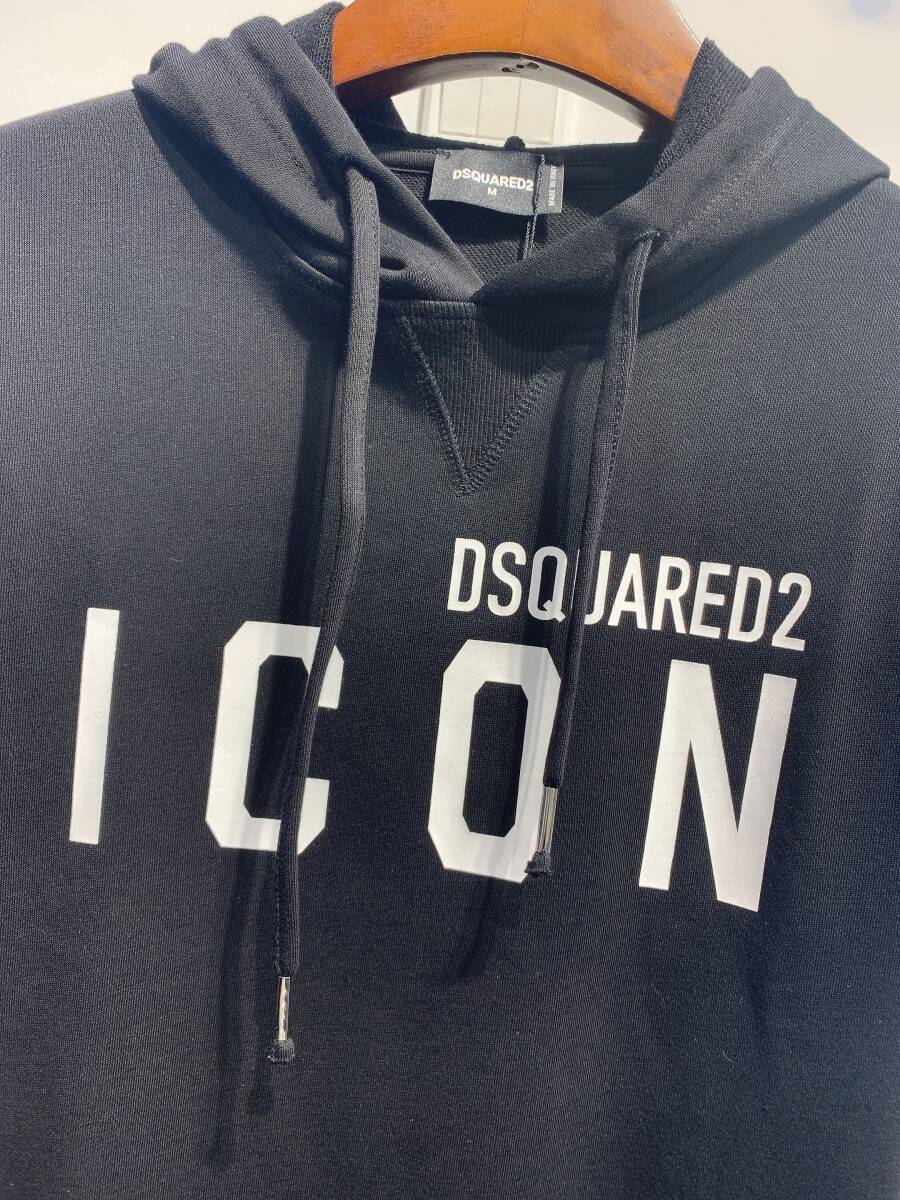 DSQUARED2 ブラック スウェット トレーナー DS376 XXLサイズ 黒_画像5