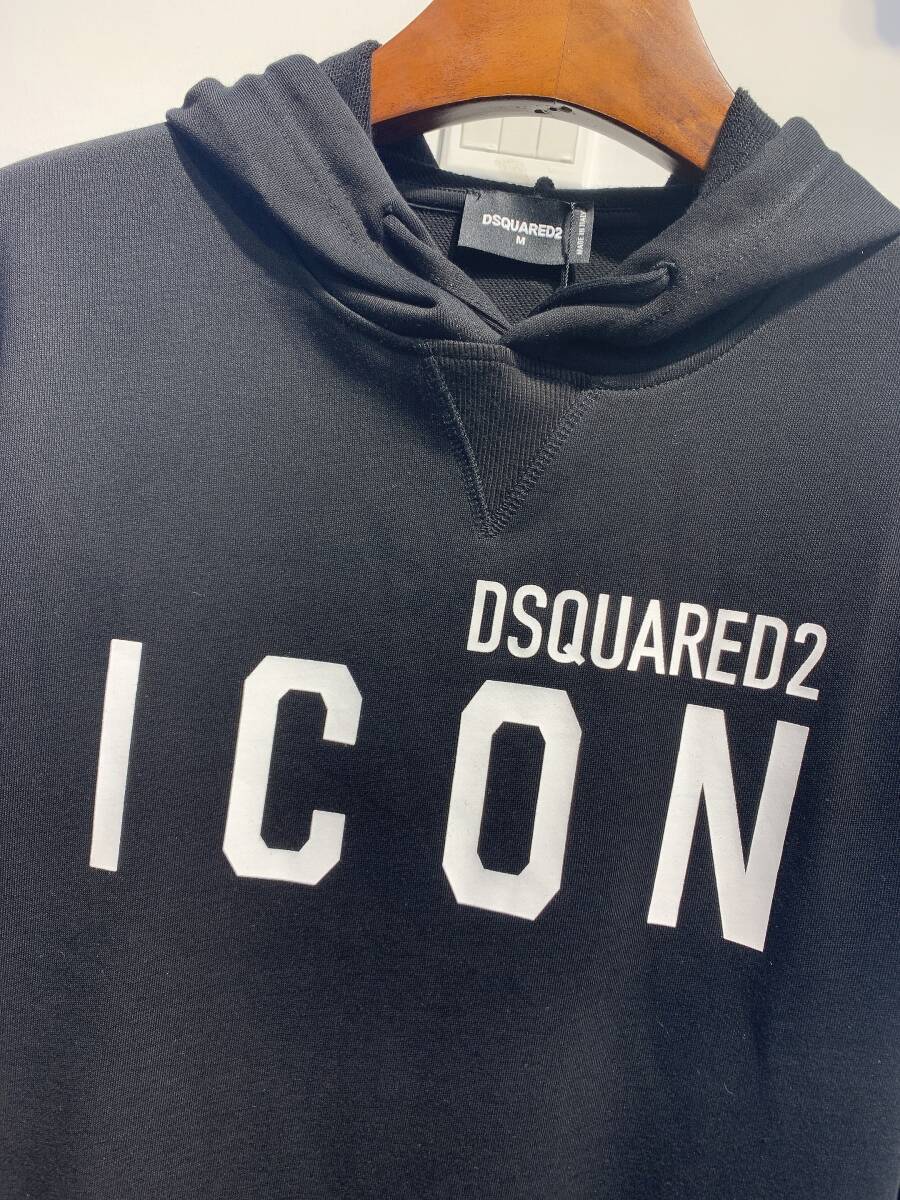DSQUARED2 ブラック スウェット トレーナー DS376 Lサイズ_画像3