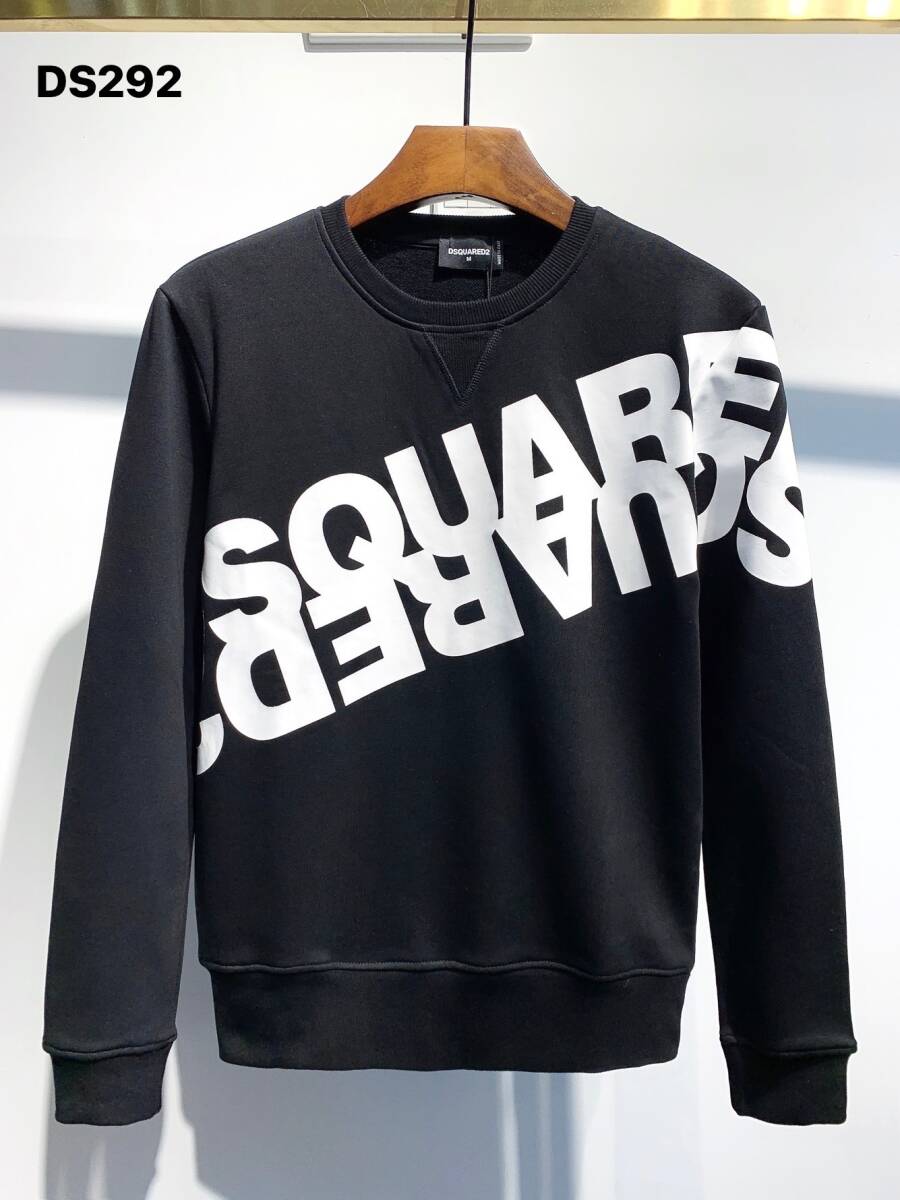 DSQUARED2 ディースクエアード ブラック スエット DS292 XXLサイズ 黒_画像1