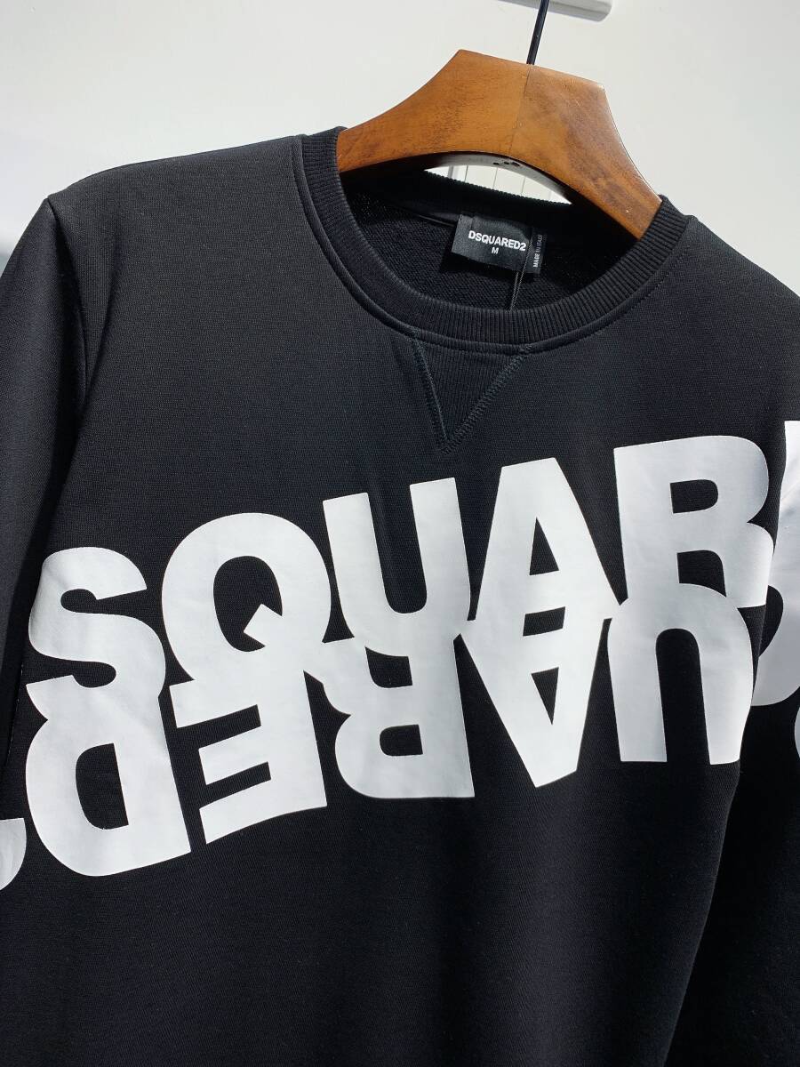 DSQUARED2 ディースクエアード ブラック スエット DS292 XXLサイズ 黒_画像4
