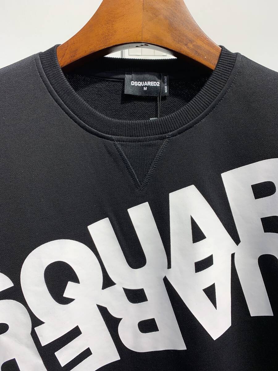 DSQUARED2 ディースクエアード ブラック スエット DS292 XLサイズ 黒_画像2