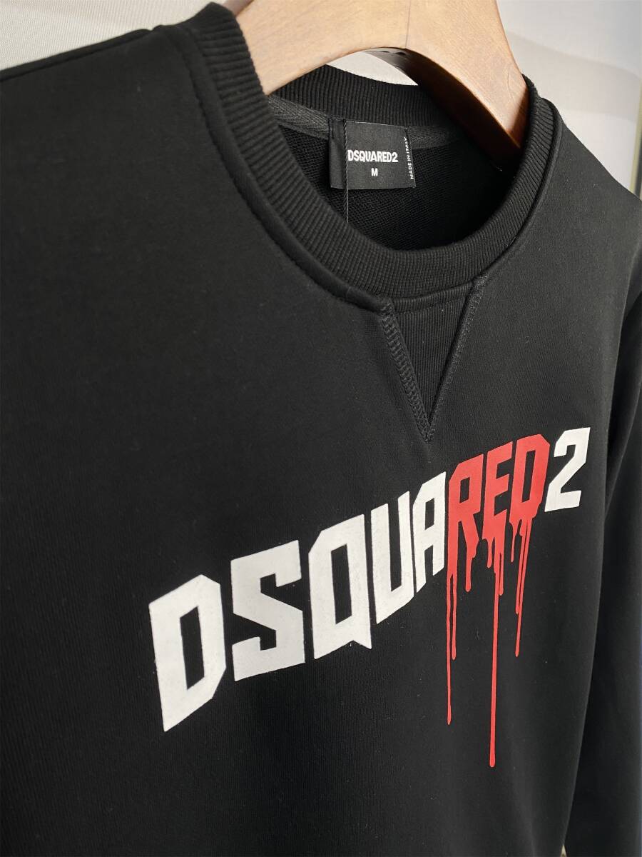 DSQUARED2 ディースクエアード ブラック スエット DS523 XXXLサイズ 黒_画像5