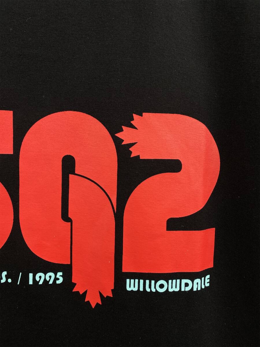 DSQUARED2 ディースクエアード ブラック スエット ロゴ入りDSQ18 XXL_画像3