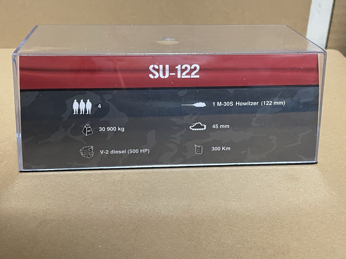 現状品(履帯の繋ぎ目が目立ちます) 日本未発売 コンバットタンクコレクション 1/72 SU-122自走砲 T-34戦車 東部戦線 1945年 送料無料 BF_画像9