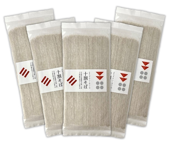 自然栽培 十割そば(乾麺)(200g)X5袋★究極の干し蕎麦★無肥料・無農薬★無添加・無塩★石臼挽き★そばの美味しさと香りが染みわたります_画像1