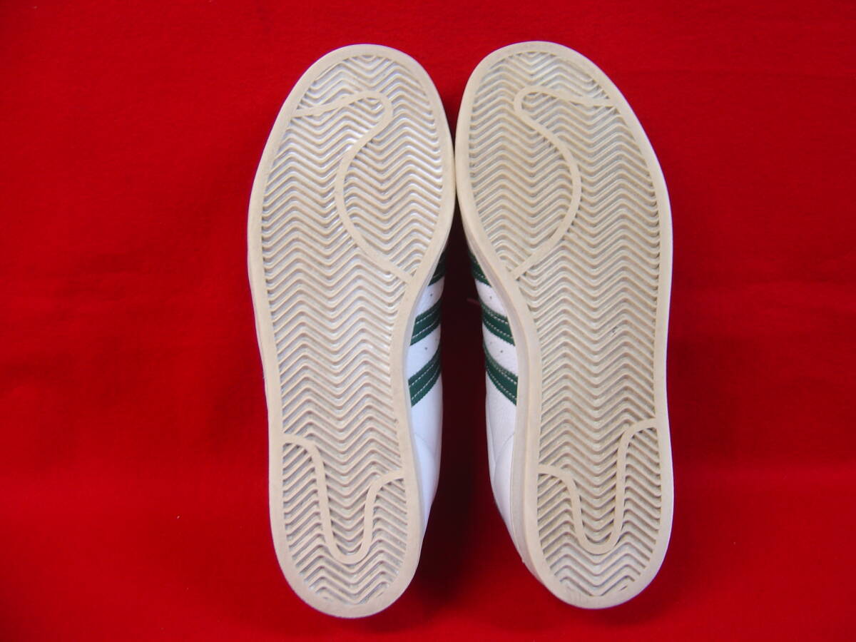 アディダス　スーパースター　２８Ｃｍ　緑ライン_画像6