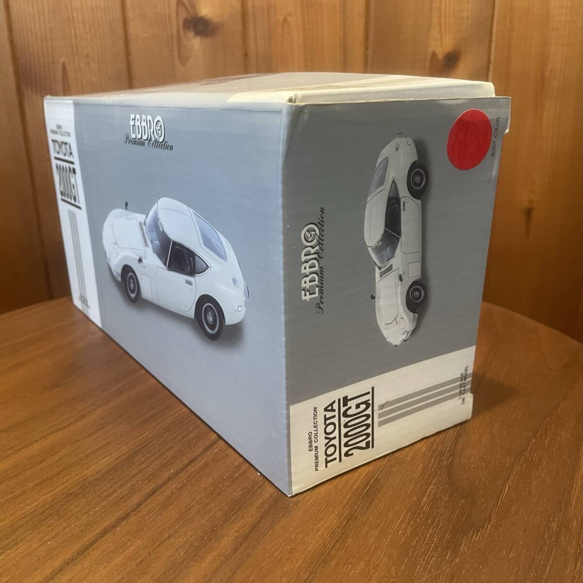エブロ EBBRO 1/24 トヨタ 2000GT レッド プレミアム コレクション PREMIUM COLLECTION 保管品_画像7