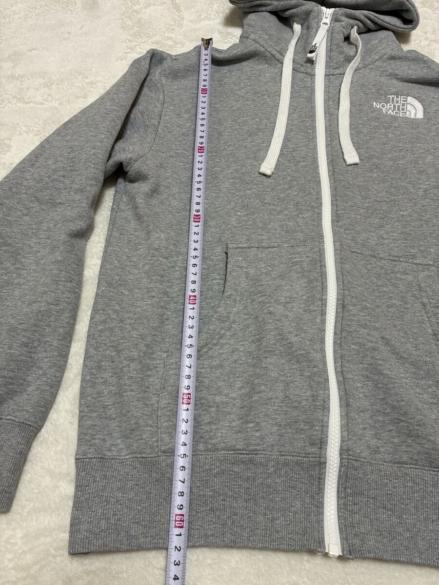 ノースフェイス リアビューフルジップフーディ　メンズ　サイズS アウター パーカー　 グレー　ジャンパー　上着　レディースにも_画像6