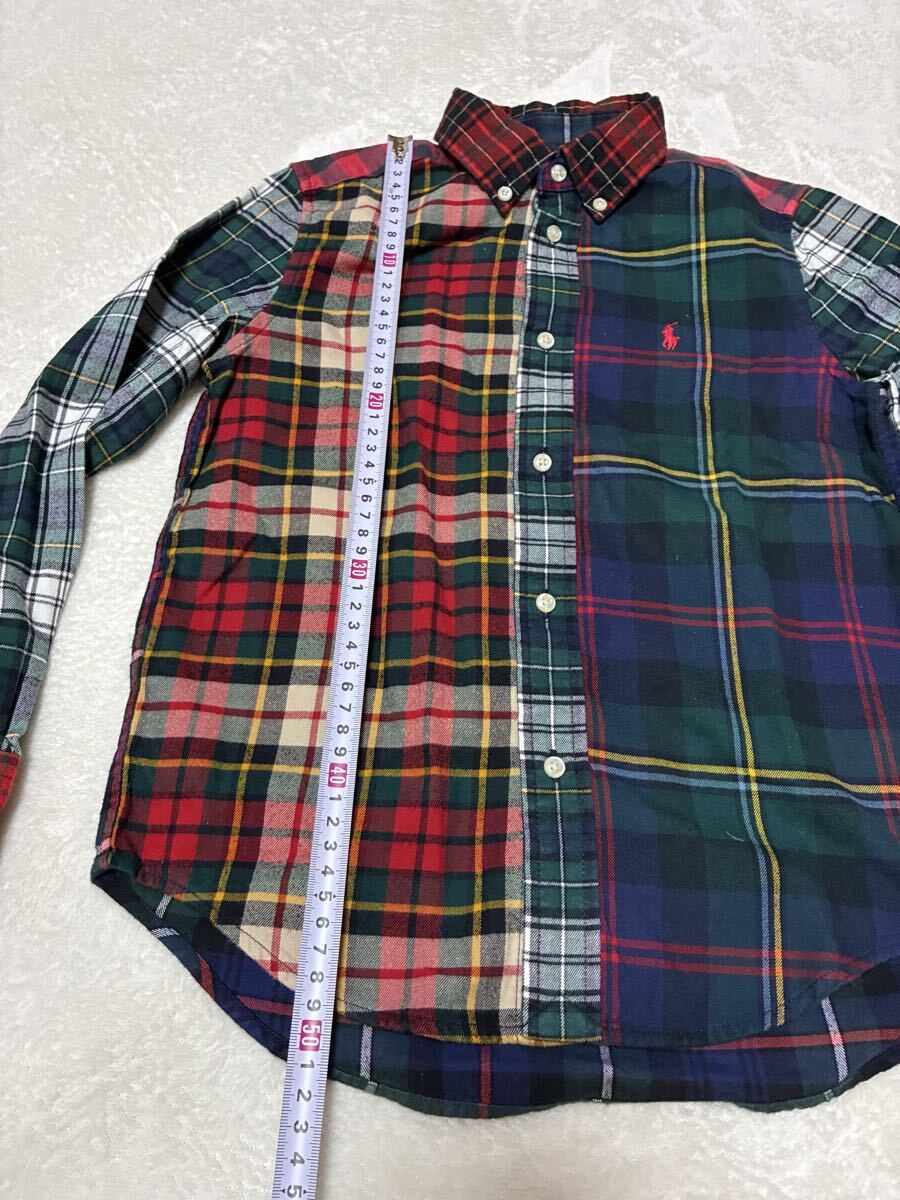ラルフローレン 長袖シャツ　130センチ　トップス　キッズ　男の子男子　子供服　チェック柄　_画像7