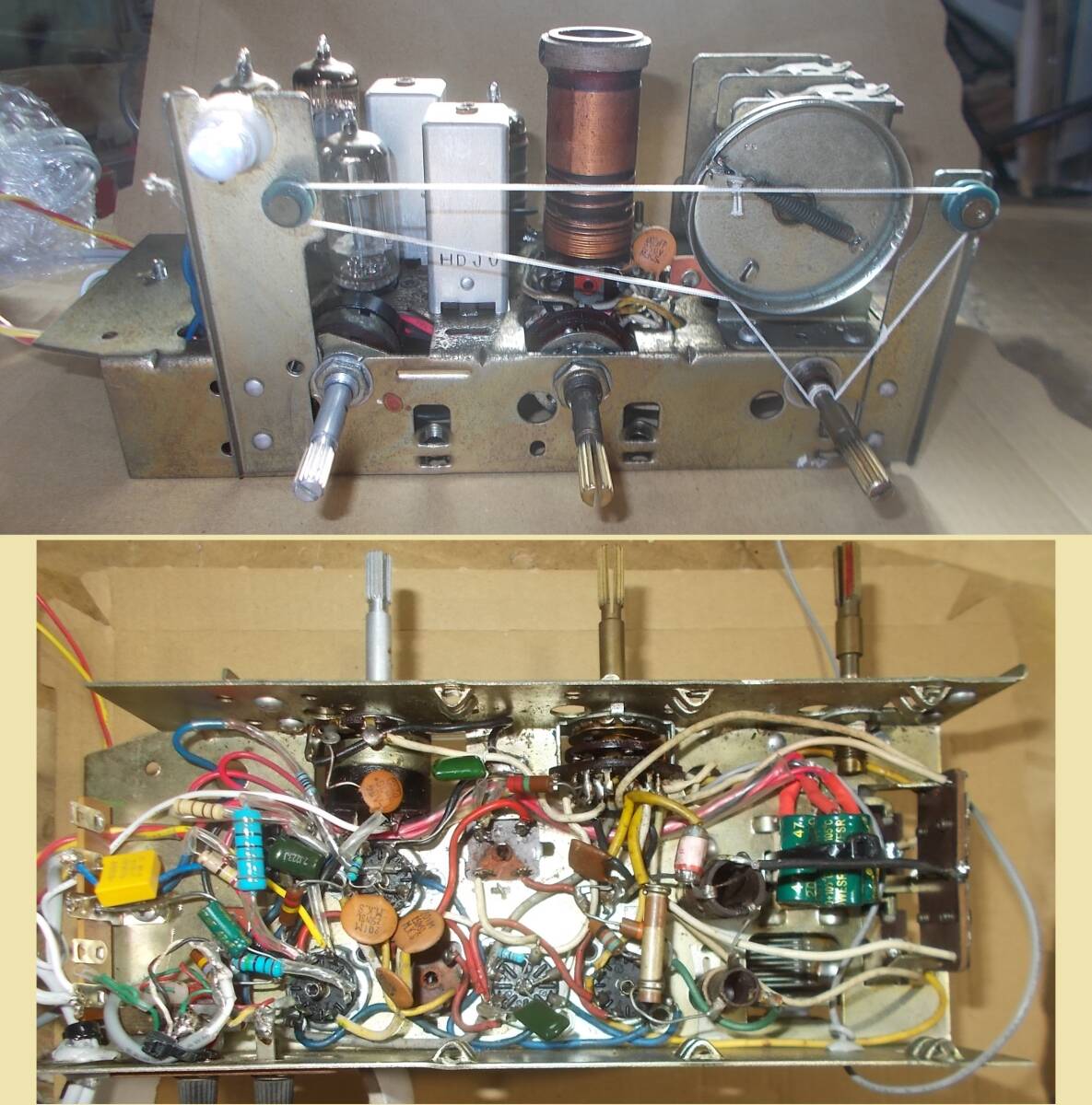 ONKYO вакуумная трубка радио OS-195 внешний вход есть обслуживание товар, ветчина звук меры завершено #AH