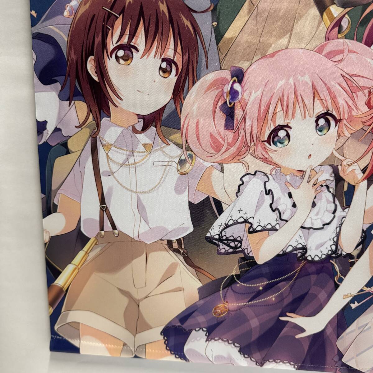 ゆるゆり&大室家 Party B2タペストリー ごらく部 生徒会 なもり 一迅社 YRYR OMRK アニメグッズ キャラクターグッズ 長期保管品 C3y R71128_画像4