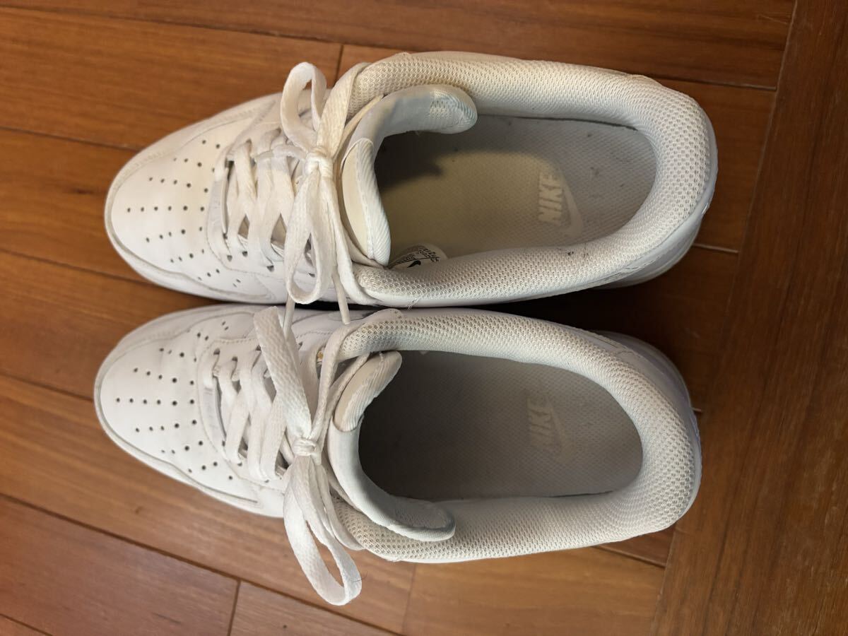 NIKE военно-воздушные силы 1 DJ2739-100 27.5cm AIR FORCE белый спортивные туфли жевательная резинка