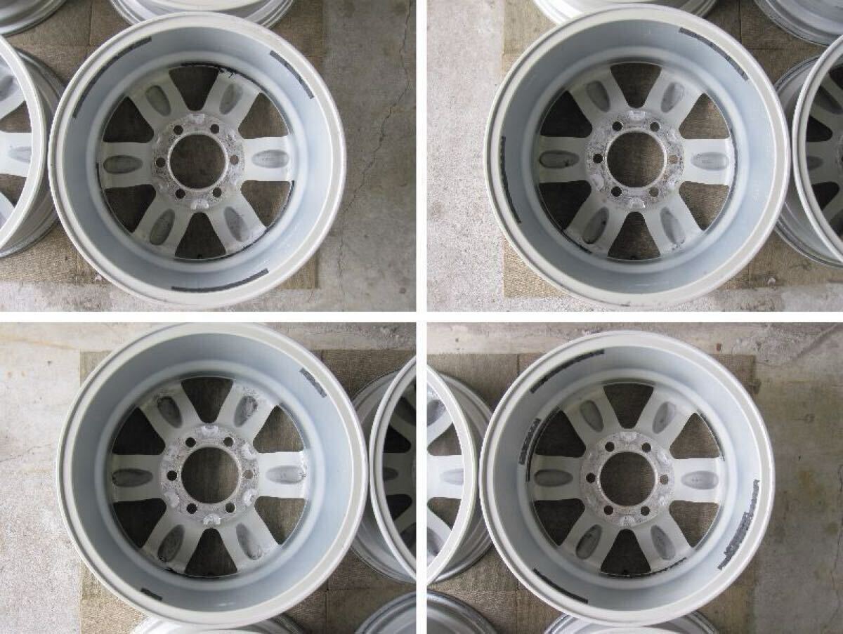 トヨタ 150 プラド 中期 純正 17インチ アルミホイール 7.5J +25 6H 139.7 4本 ランドクルーザー ハイラックス ハイエース 札幌 手渡無料_画像9