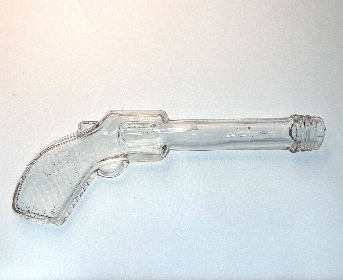 レトロびん　拳銃型　金平糖 のびん　レトロ瓶　ボトルディギング_画像2