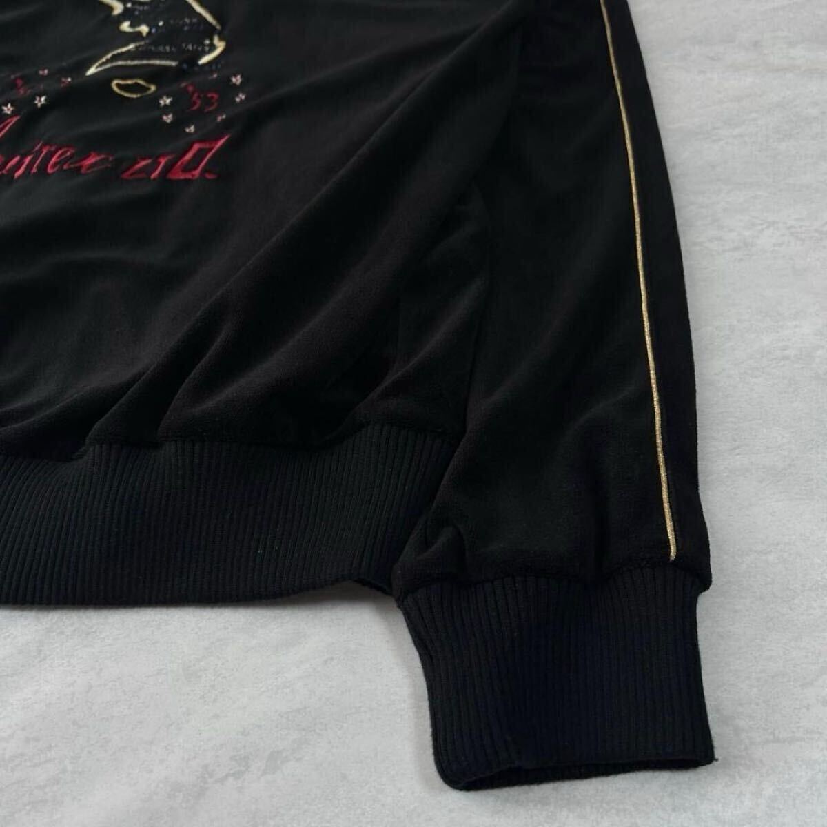 AVIREX アヴィレックス ベロア トラックジャケット スカジャン XLサイズ_画像8