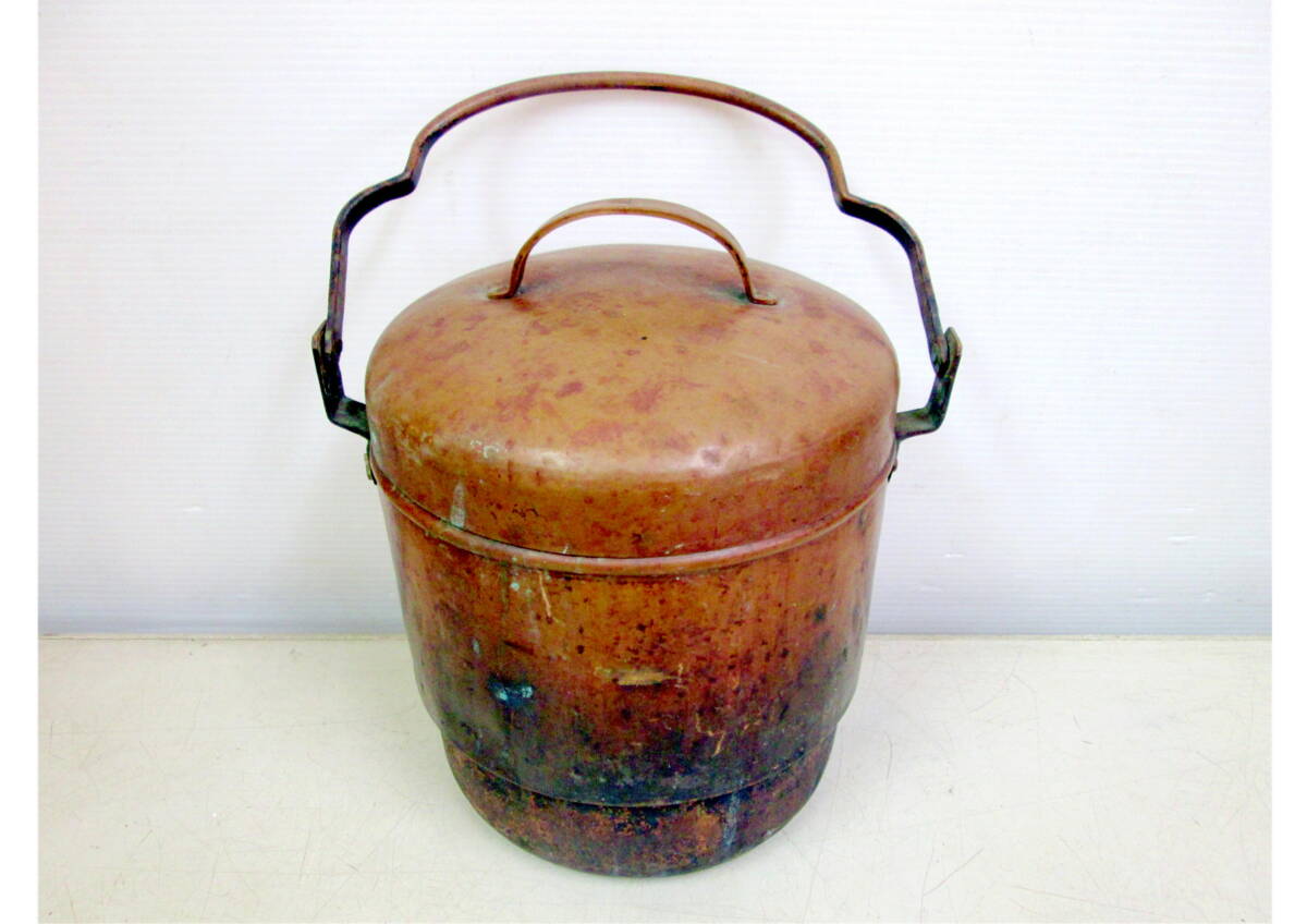 《511081》蒸し器 ② / 高さ約25cm 外径約20cm かまど 調理器 レトロ アンティーク_画像1