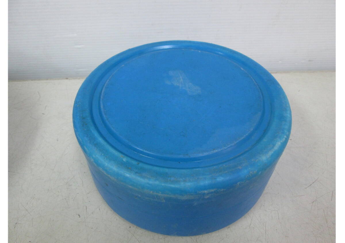 《511030》漬物石 ② / つけもの 重石 約6&9kg アロン 青【2点】_画像3