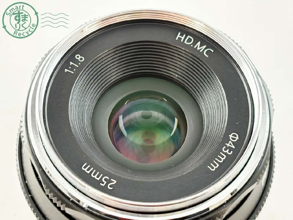 BK0603053　● 7artisans HD.MC 25mm 1:1.8 φ43mm カメラレンズ マニュアルフォーカス 動作未確認 現状品_画像4