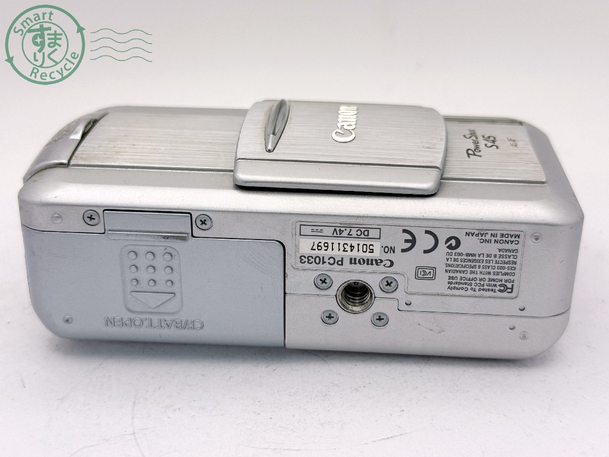 BK0603424 ■ Canon キヤノン Power Shot S45 コンパクトデジタルカメラ バッテリー無し 通電未確認 ジャンク カメラ_画像4