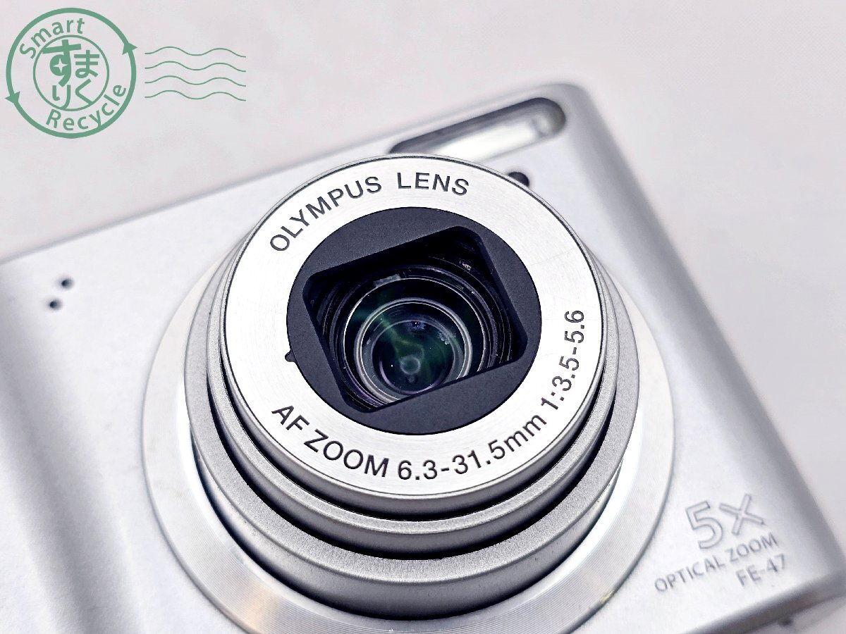 BK0603325　☆ OLYMPUS オリンパス FE-47 コンパクトデジタルカメラ デジカメ シルバー系 電池式 カメラ 現状品 中古_画像5
