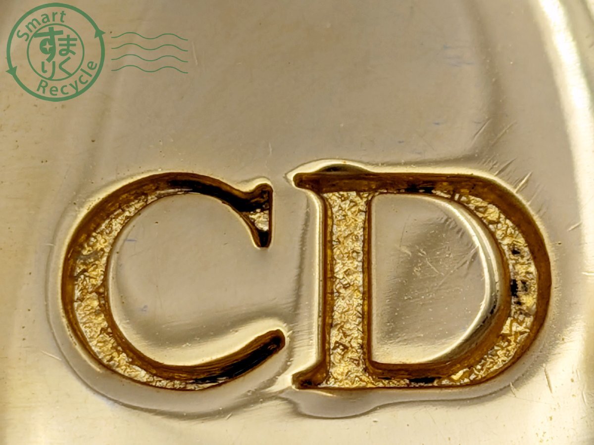 BK0706198 * Christian Dior Christian * Dior Parfums Pal fam брошь эллипс овальный Gold цвет аксессуары б/у 