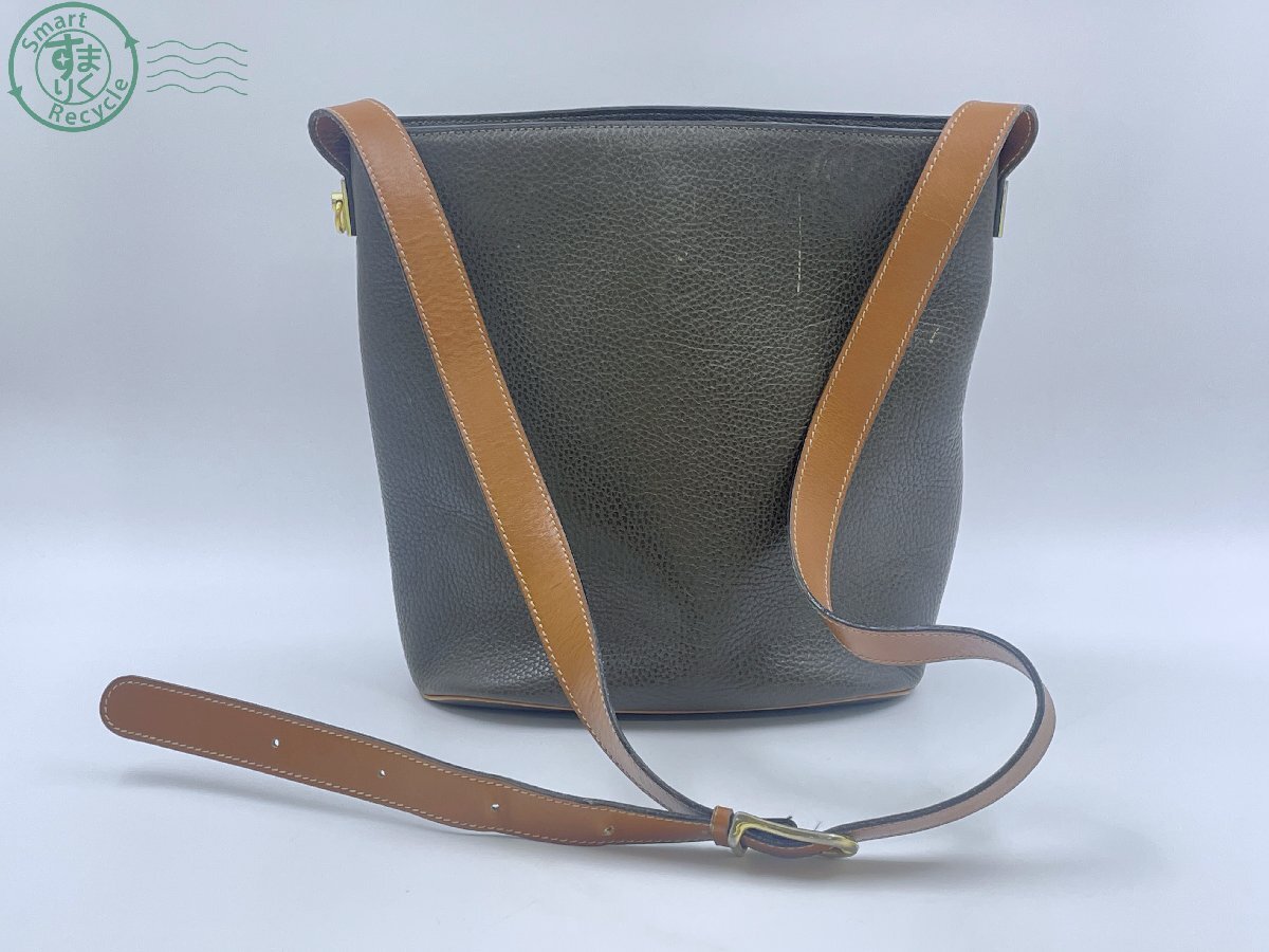 BK0606258　☆CELINE セリーヌ ショルダーバッグ 斜め掛け レザー風 ブラウン系 バッグ 鞄 ロゴ カバン ファッション小物 現状品 中古_画像1