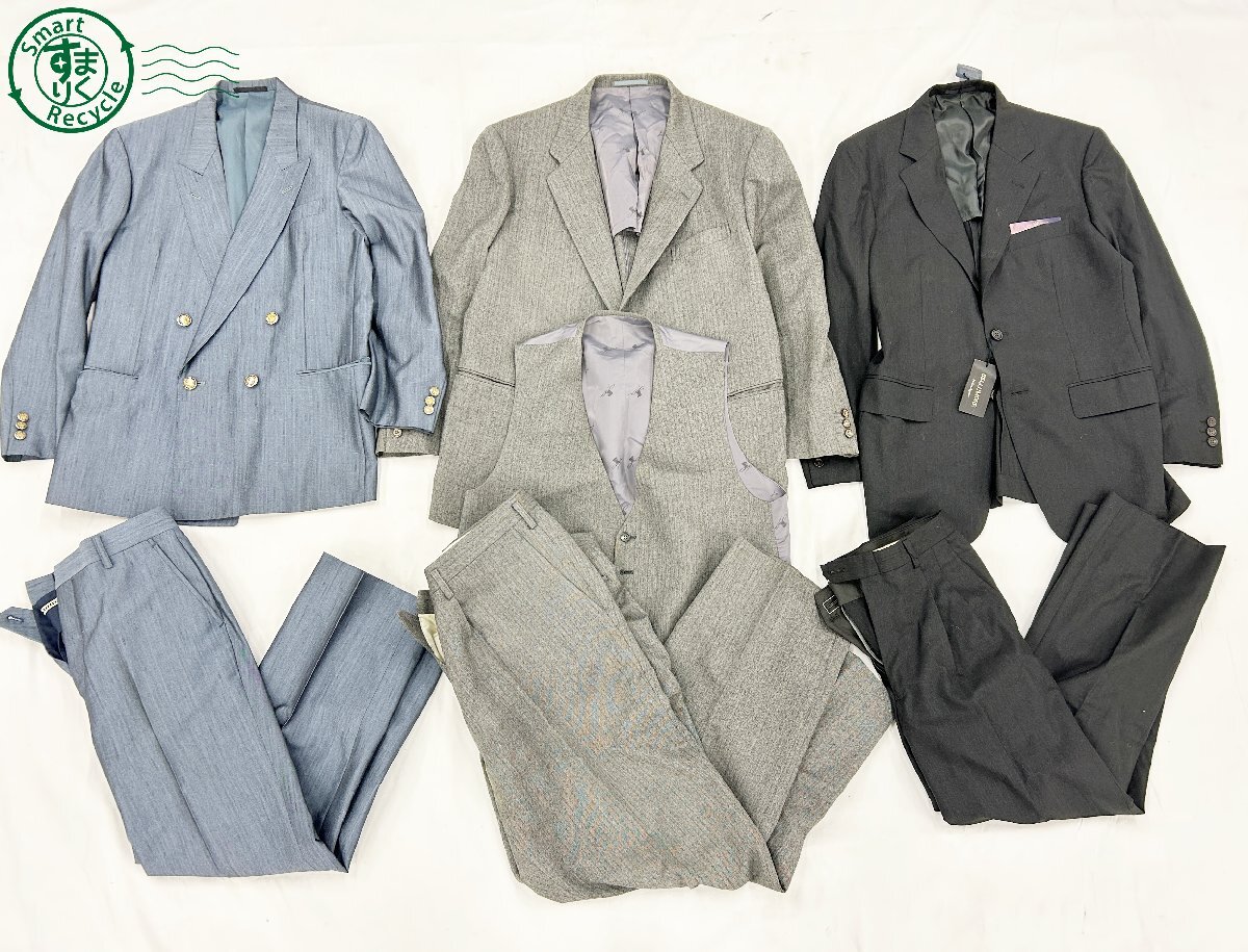 BK0103020　□ セットアップ ジャケット パンツ【15点以上 まとめ売り】 ピエールカルダン 他 テーラード 中古 同梱不可_画像4