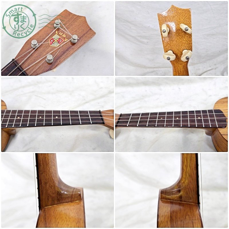 BK0704106　☆ LUNA ルナ No.101 ウクレレ ソプラノウクレレ ソフトケース付き 木製 弦楽器 音楽 ミュージック 楽器 現状品 中古_画像7