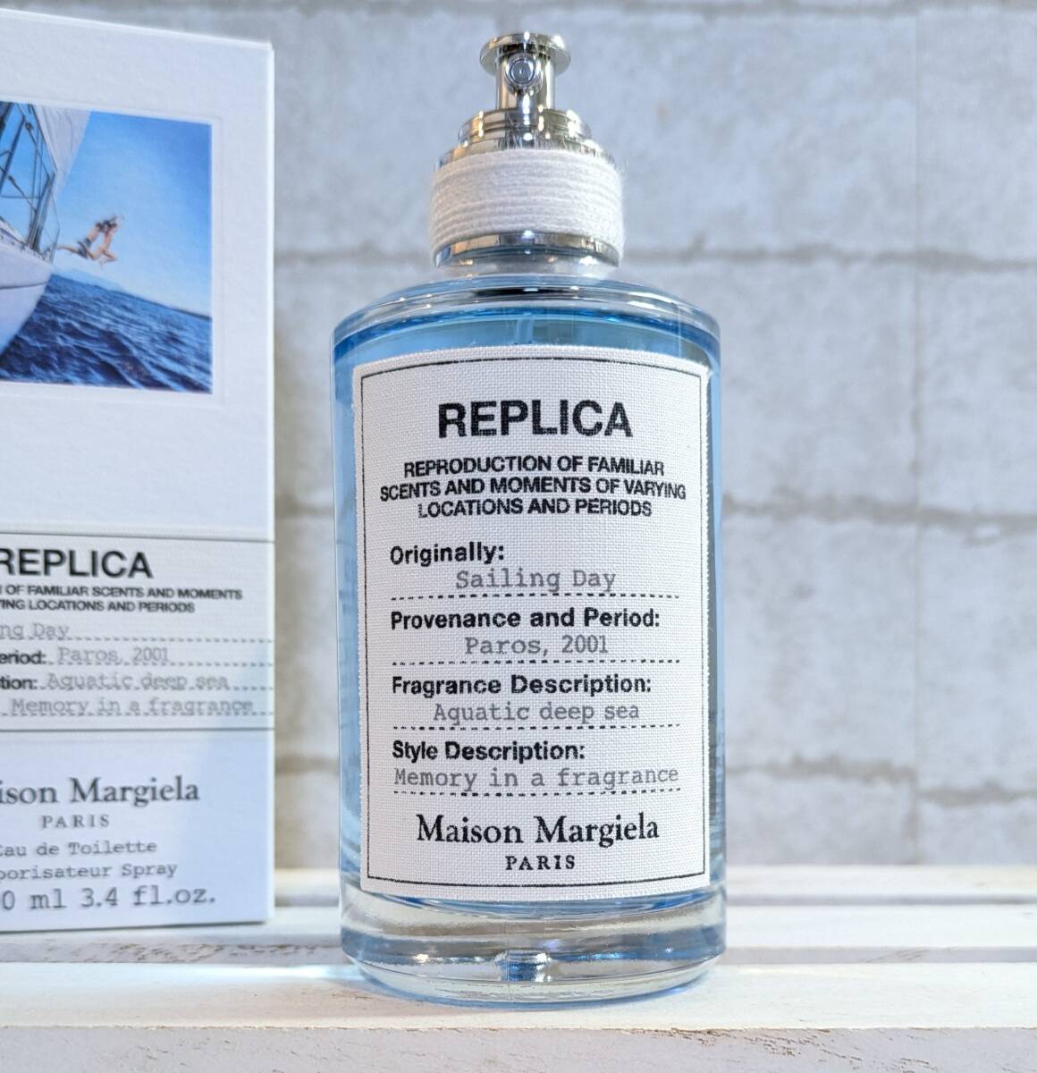 国内正規取扱品 100ml ほぼ満量 メゾンマルジェラ レプリカ セーリングデイ オードトワレ_画像1